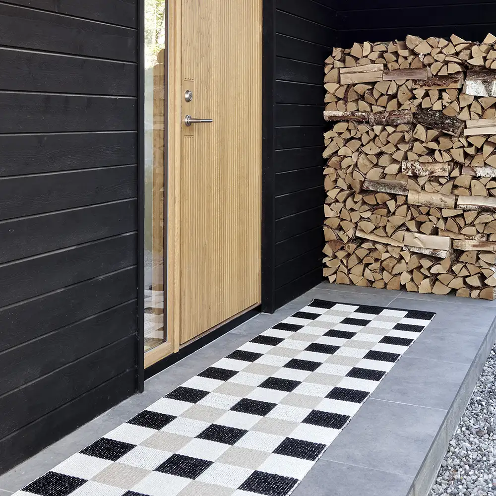 Pix matta 70x300 cm Black/Vanilla/Beige 