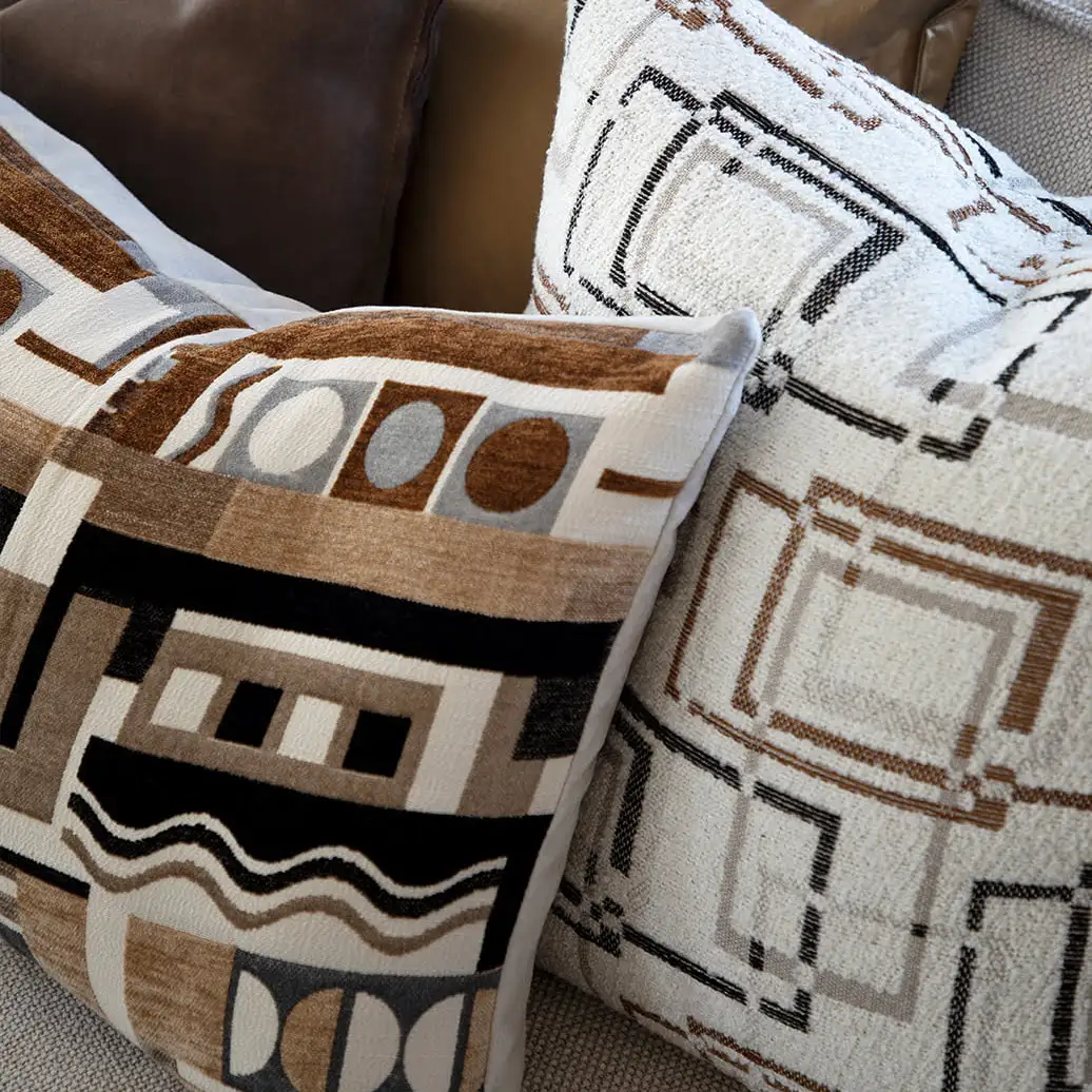 Kuddfodral Luca check 50x50