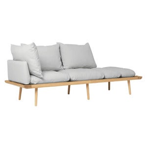 Lounge Around 3-sits soffa Oak/Sterling