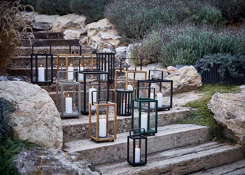 Lighthouse Ljuslykta Taupe Liten 