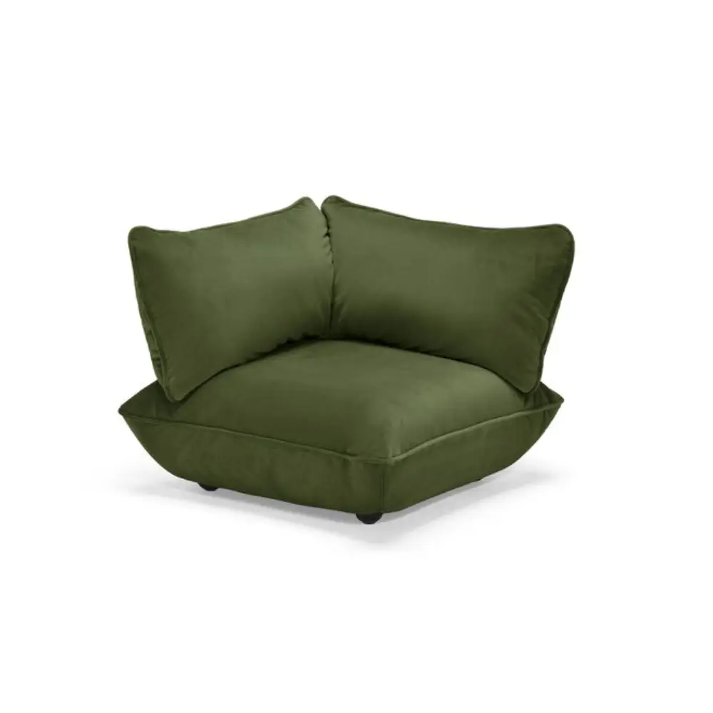 sumo hörnmodul velvet recycled deep green