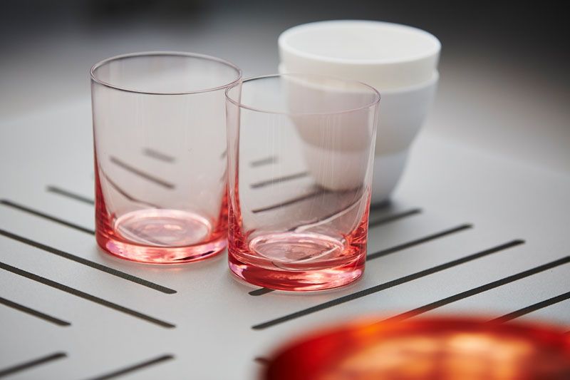 Conic Soffbord 75X75 cm Lava Grå, Aluminium