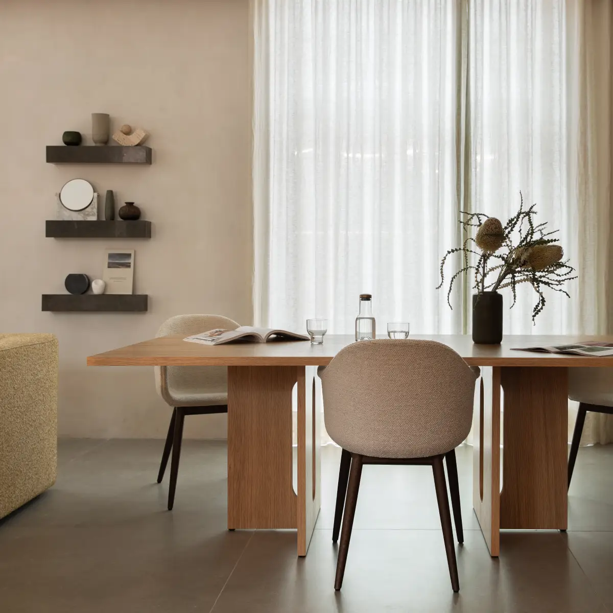 Plinth Hylla Marmor Grey Kendzo