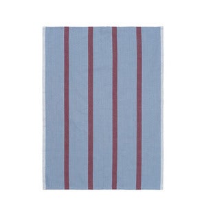Kökshandduk Hale  Faded Blue/Burgundy