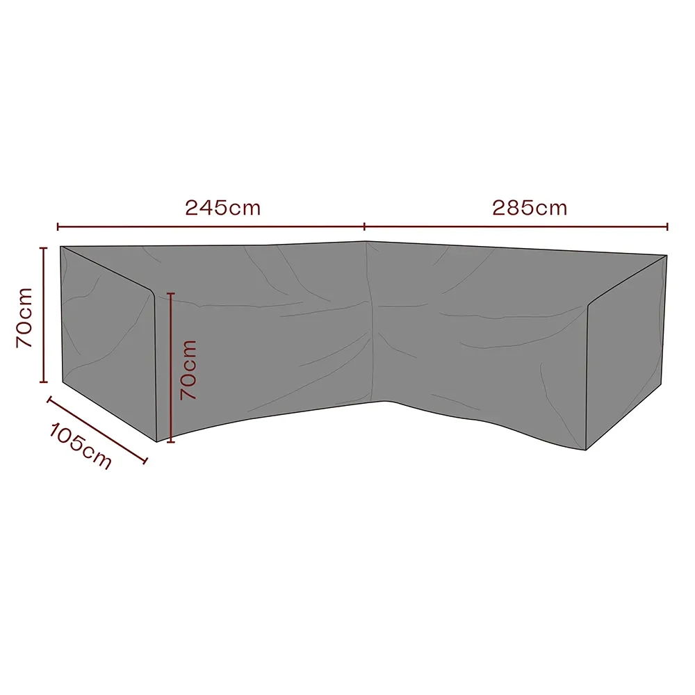 Möbelskydd hörnsoffa 285/245x70x105 cm Premium