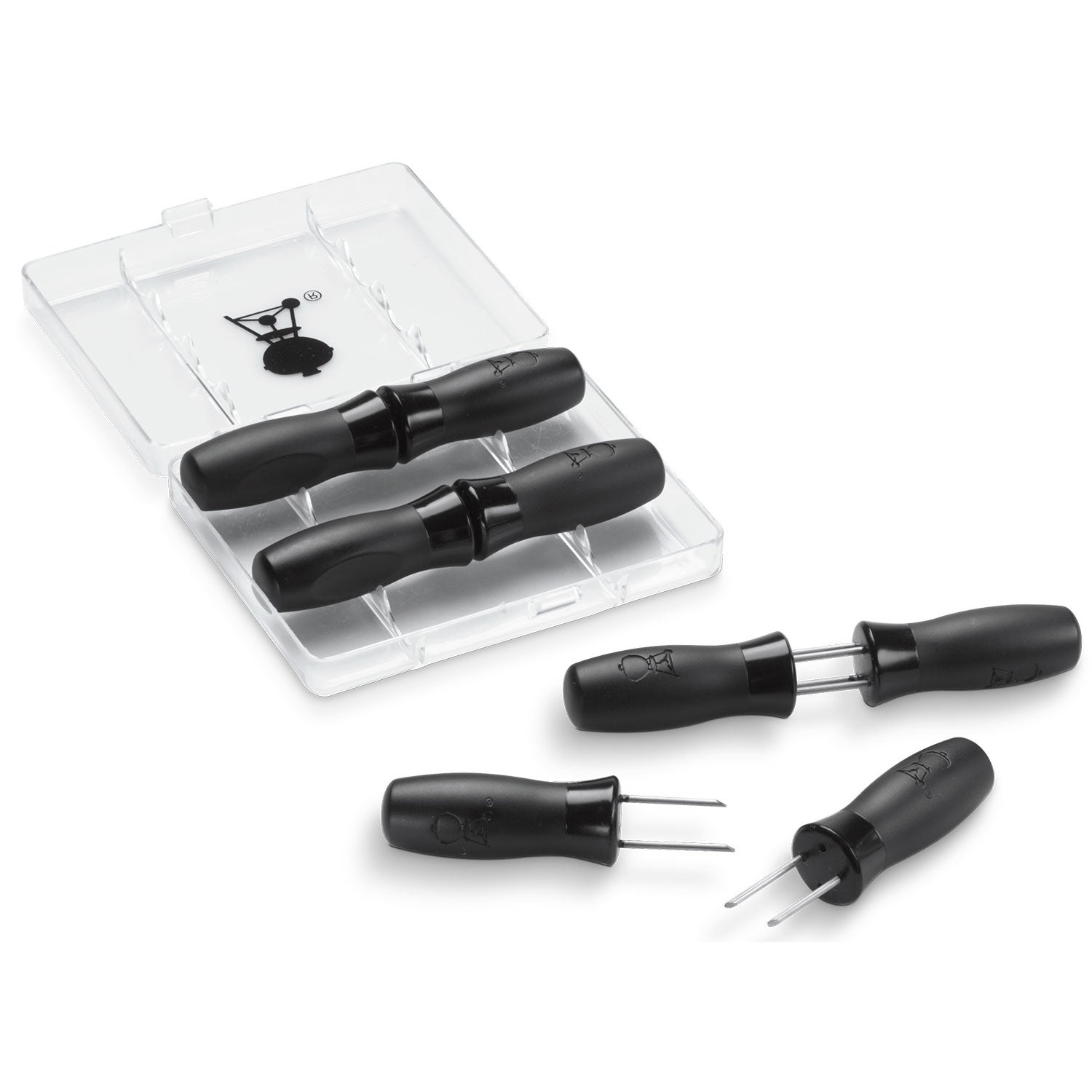 Majshållare 4 set rostfritt stål/nylon 