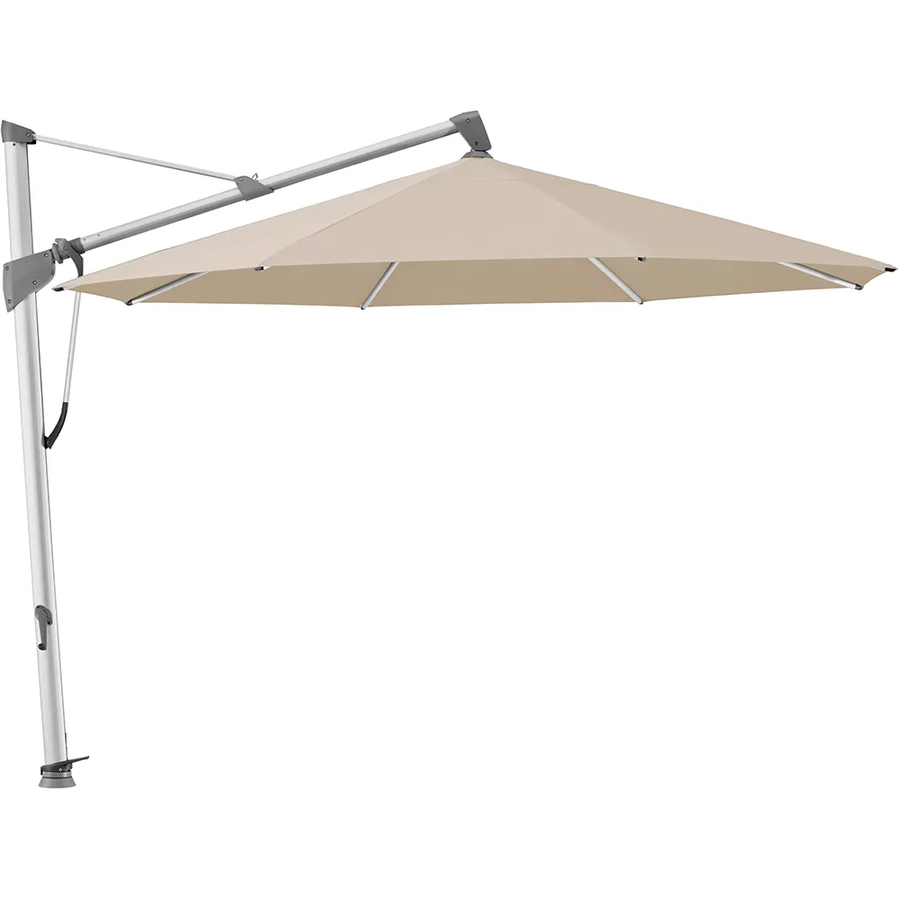 Glatz Sombrano S+ frihängande parasoll 350 cm anodizerad alu  Kat.5 803 Linen