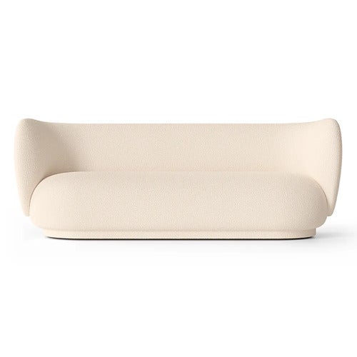 Rico 3-sits soffa Wool Boucle - Off-white