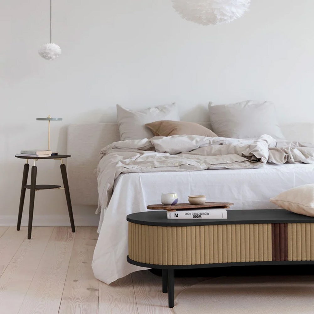 Audacious TV-bänk Svart Ek/Sugar Brown