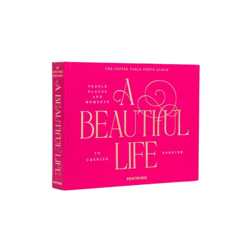 Liggande fotoalbum A Beautiful Life 