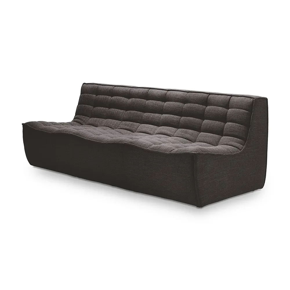 N701 3-sits soffa Dark Grey