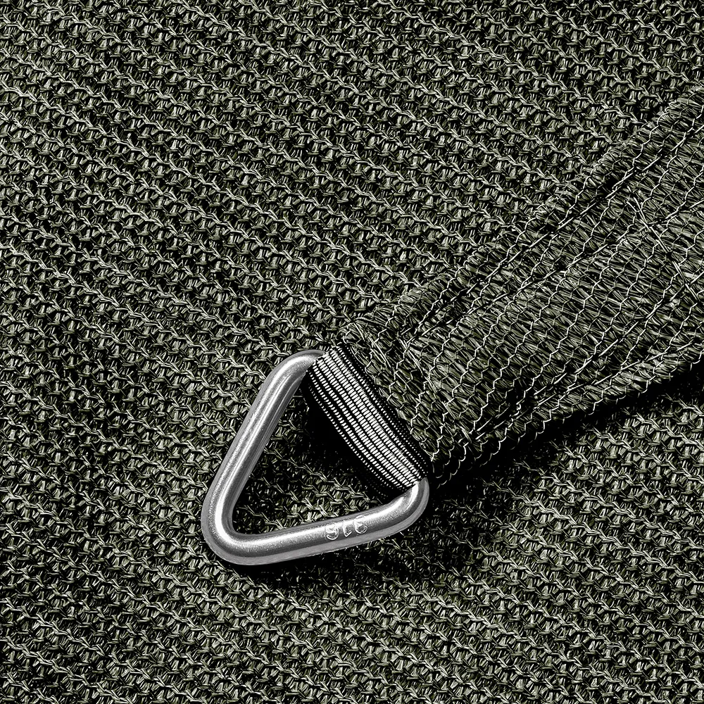 Coolfit solsegel triangulärt 500x500cm olive