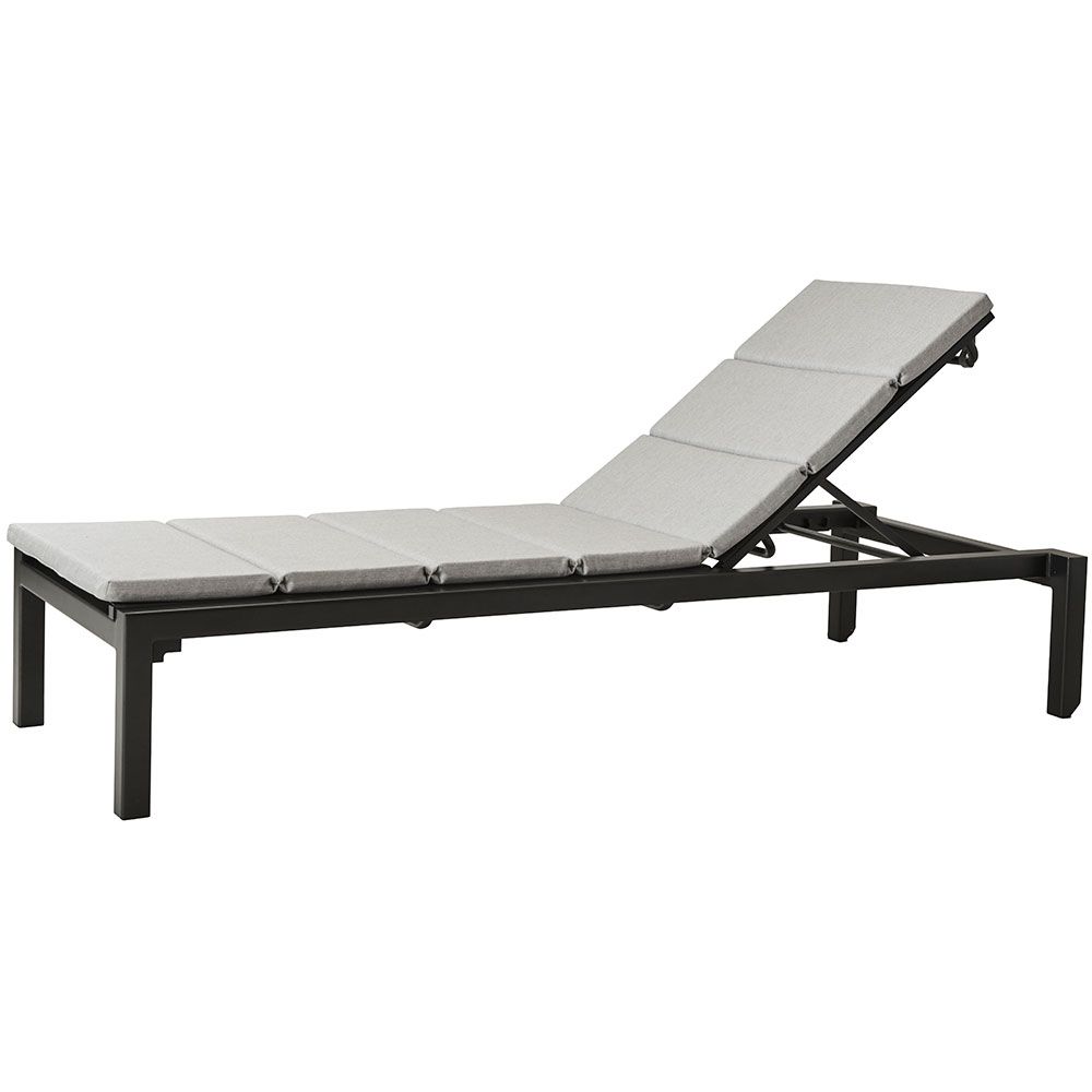 Relax Solsäng Ljusgrå 