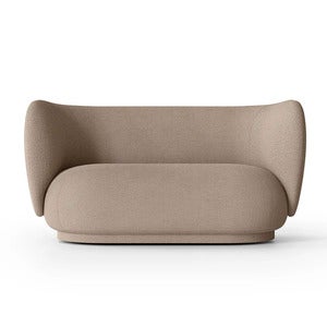Rico 2-sits soffa Boucle - Sand