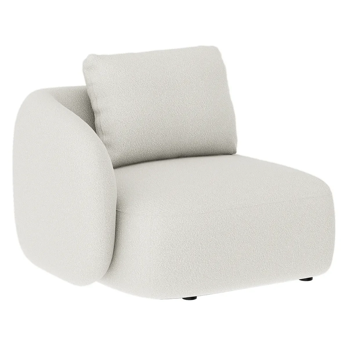 Dixon 1-sits sektion vänster Bouclé cream