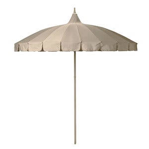 Parasoll Ø240 cm Beige