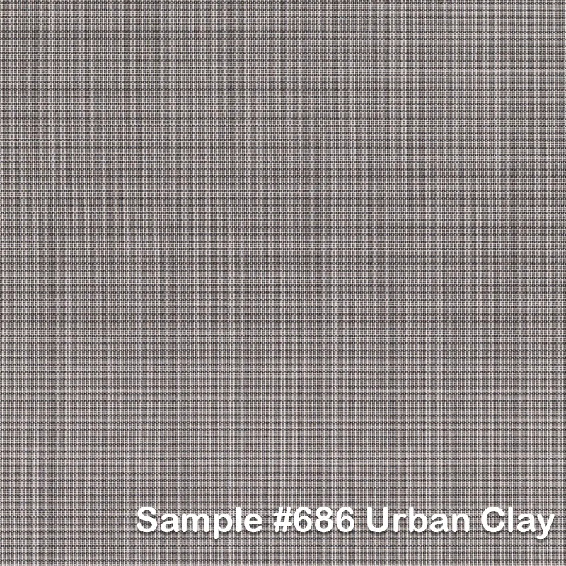 Fortello 300x300 cm parasoll alu Cat.5 686 Urban Clay