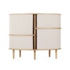 Audacious Highboard Skåp Ek/White Sands