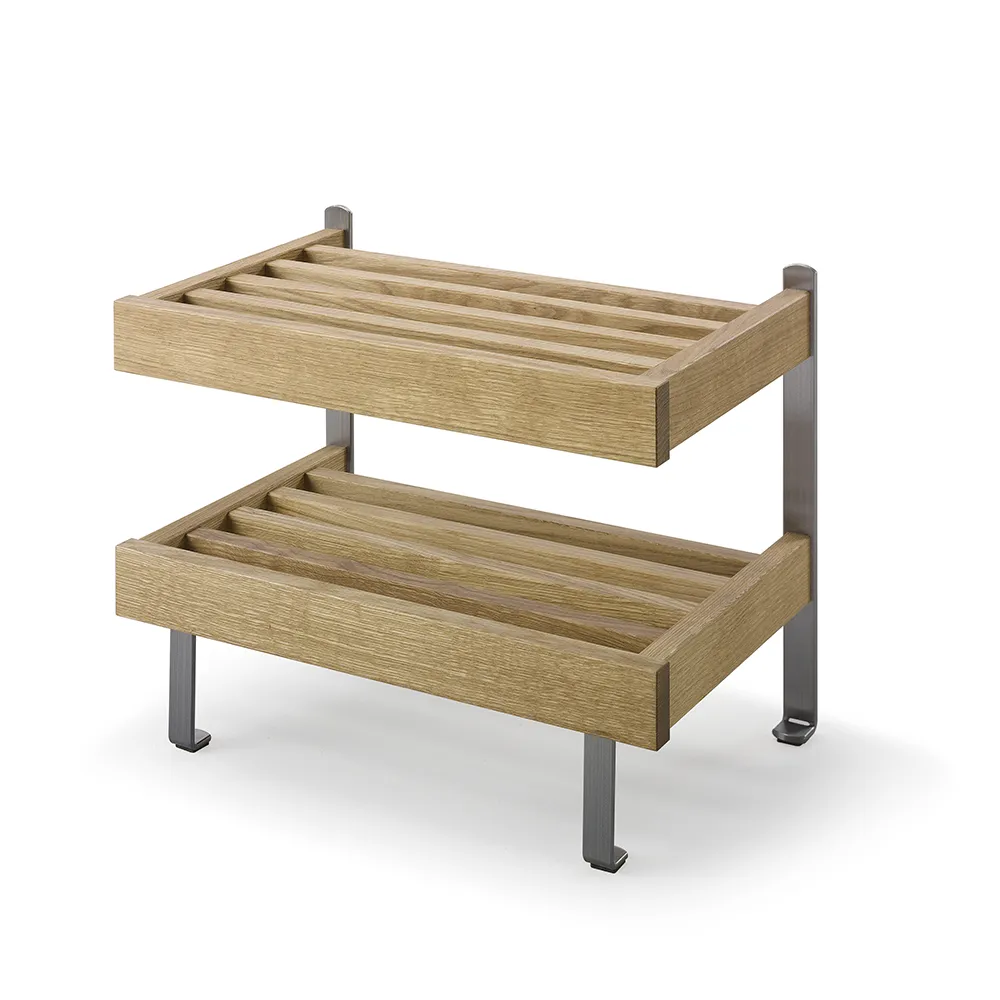 Nadja Skohylla Lackad Ek/Slipat stål