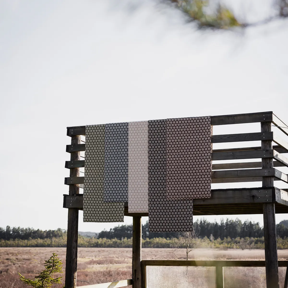Vändbar Plastmatta MIMI Beige/Vanilla 180 x 260 cm
