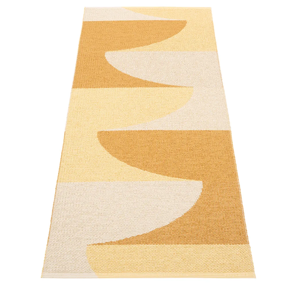 Hill matta Ochre/Pale yellow/Cream 70 x 180cm