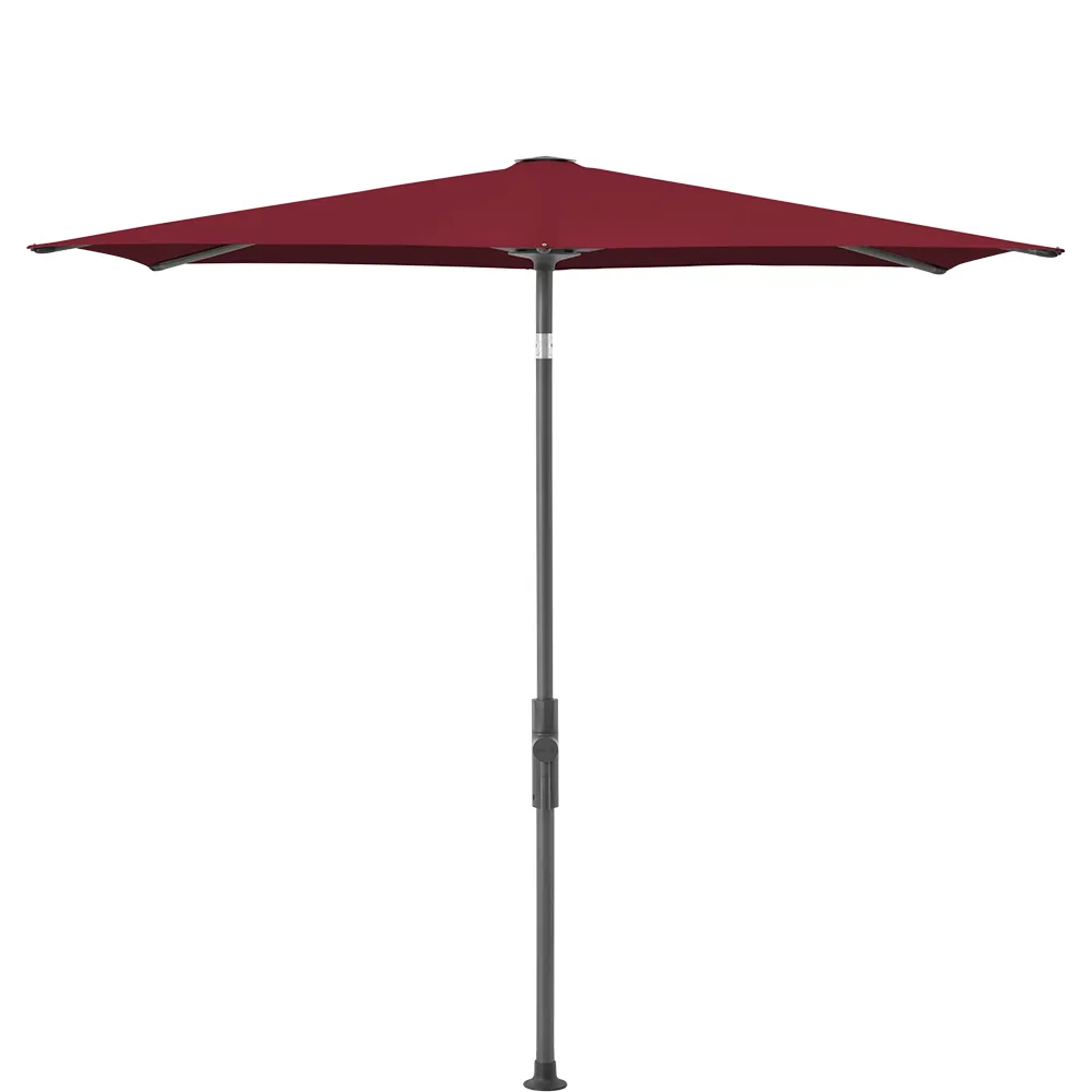 Glatz Twist parasoll 210×150 cm anthracite Kat.5 645 Burgundy