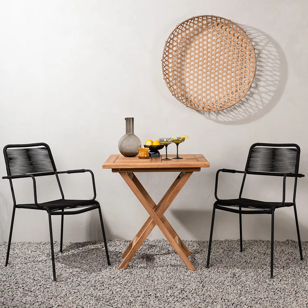 Kenya Cafébord 70x70 cm Teak