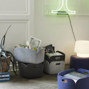 Restore Basket Förvaringslåda 28 x 28 cm - Grey Mélange