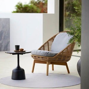 Hive loungestol m/teak ben Natural, Weave 