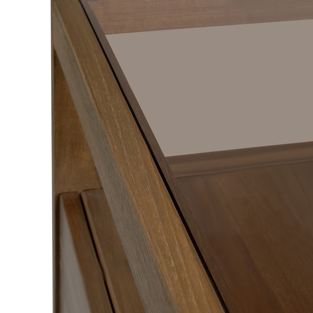 Spindle Byrå Återvunnen Teak