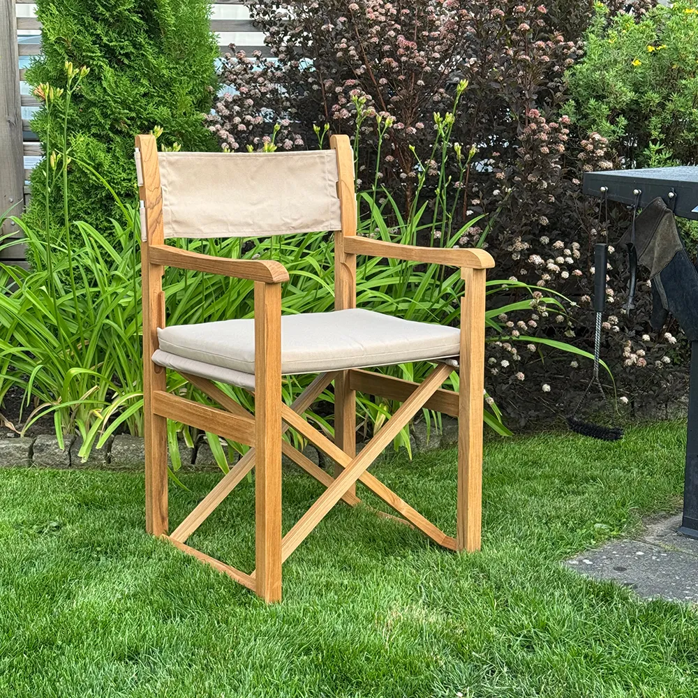 Haväng regissörstol sand