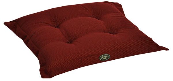 Canyon sittdyna tjock 42×45 cm strukturdralon Bordeaux