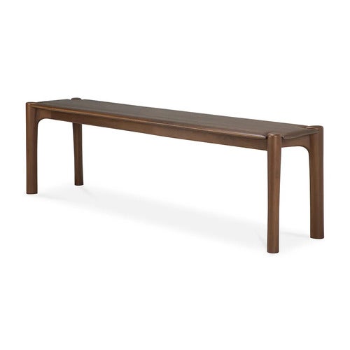 PI Bänk 35x166 cm Brunlackad teak