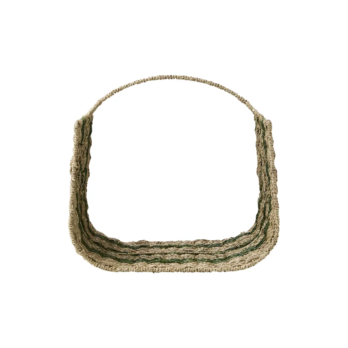 COLLECT Vedkorg Natur/Grön L42xW42xH42 cm