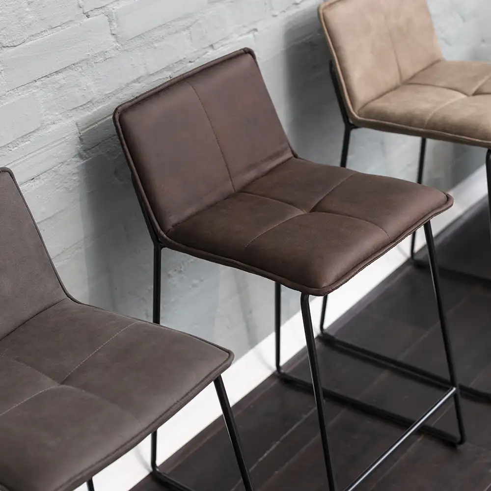 Elvis Barstol brun 2-pack