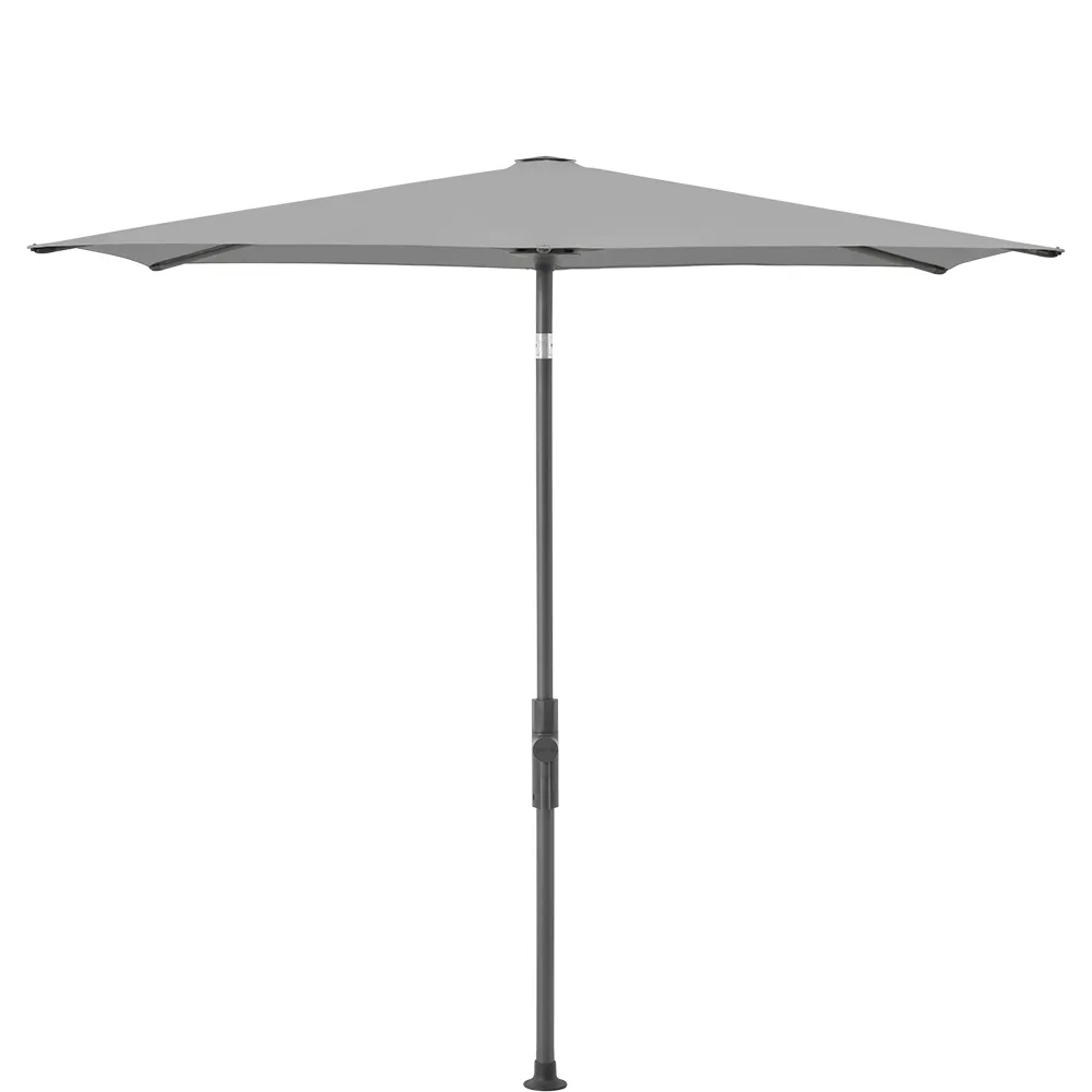 Glatz Twist parasoll 210×150 cm anthracite Kat.5 652 Silver