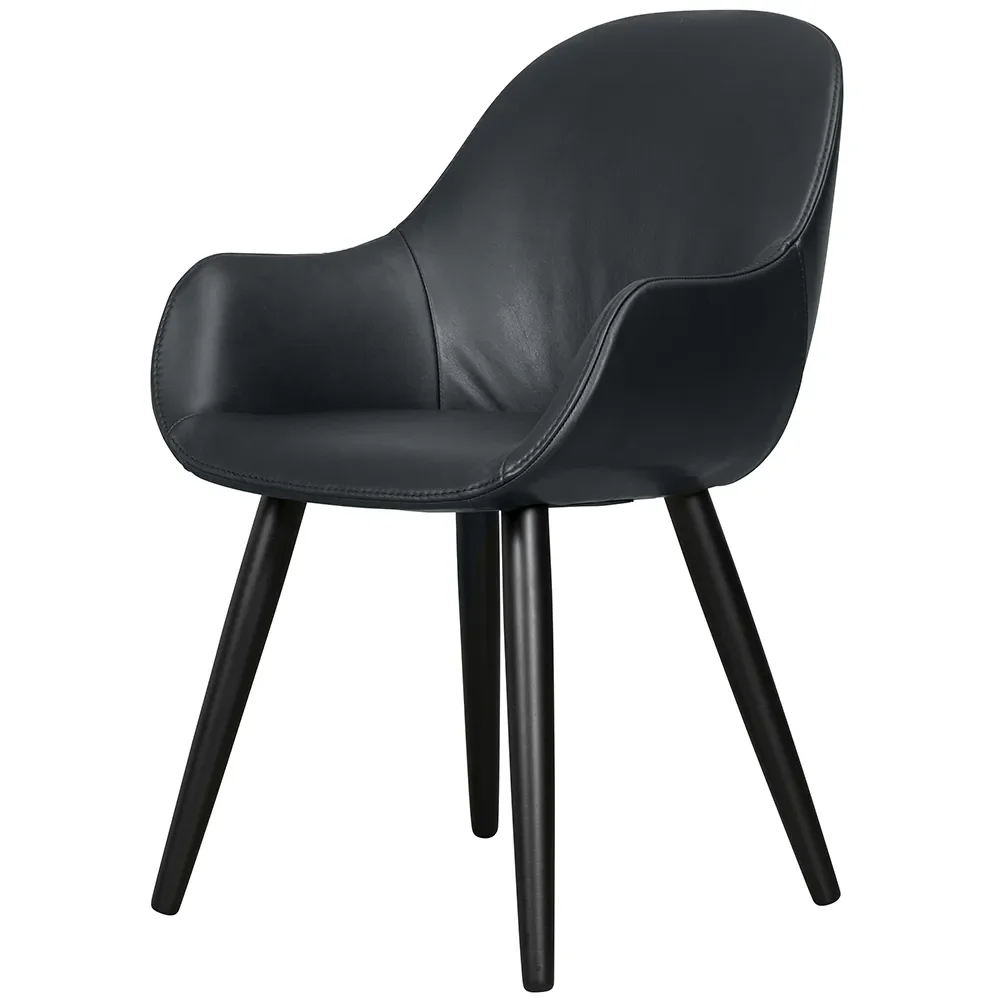 Layla Stol hög karm läder