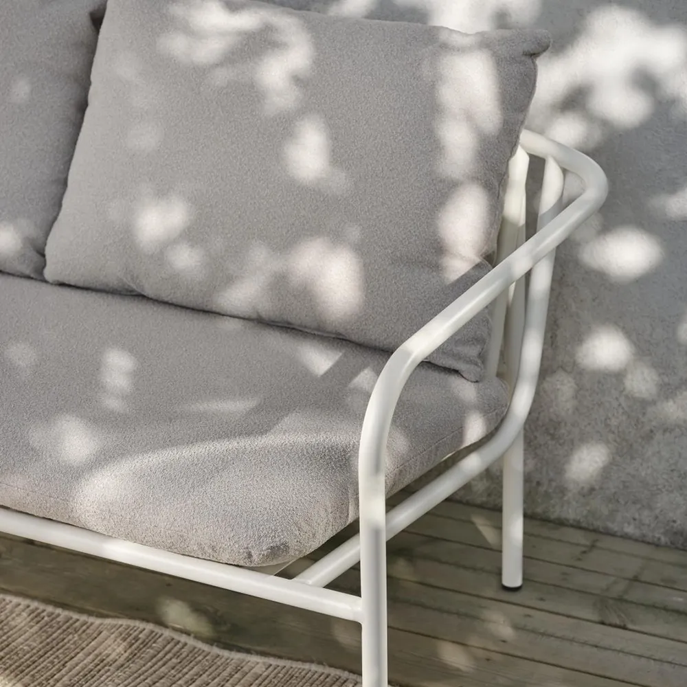 Bendt Soffa Teddy Beige/Pearl White