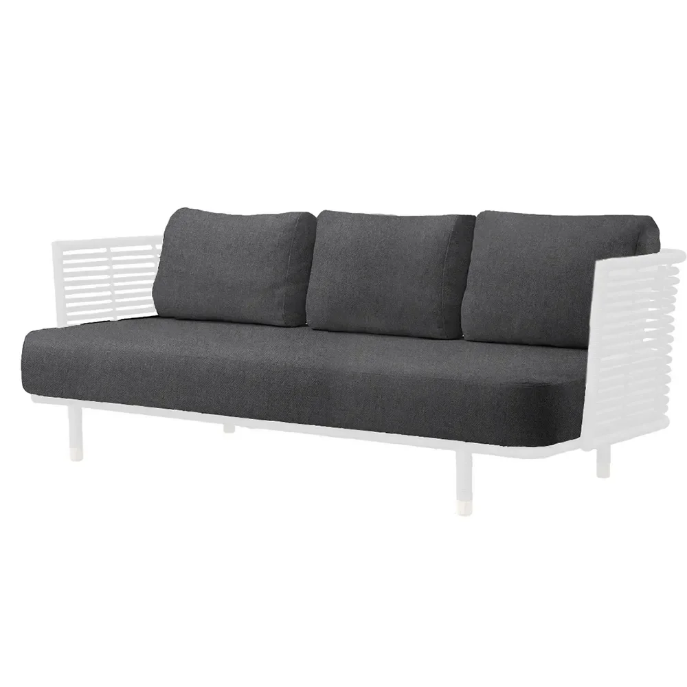 Moments/Sense 3-pers. soffa dynset INDOOR Dark grey