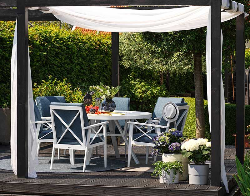 Sottenville karmstol vit 