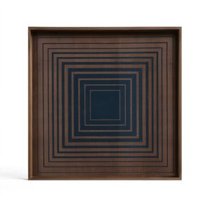 Squares bricka 38x38 cm ink