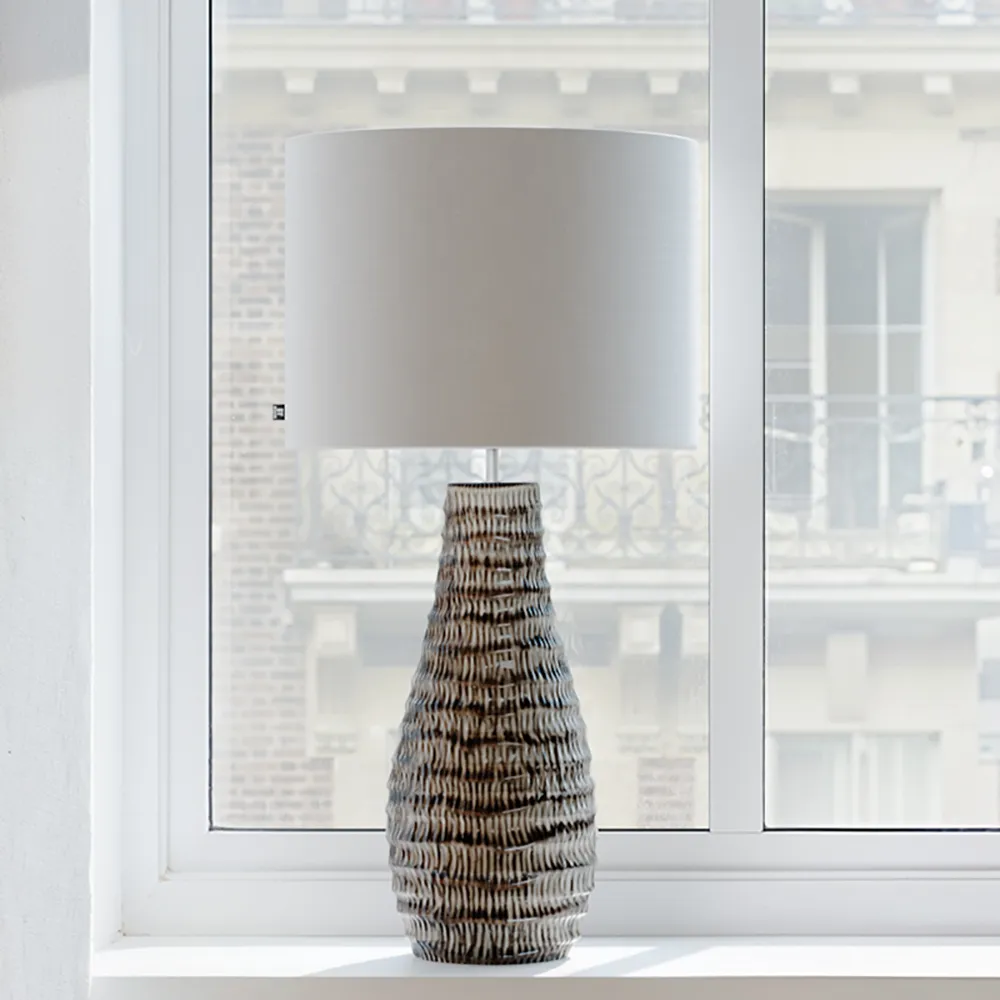 Bartha bordslampa brun/beige