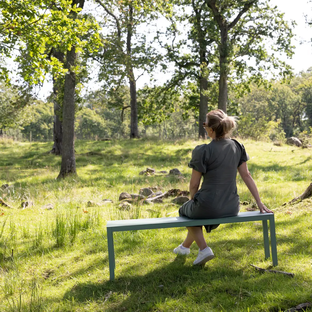 Aria bänk sage green