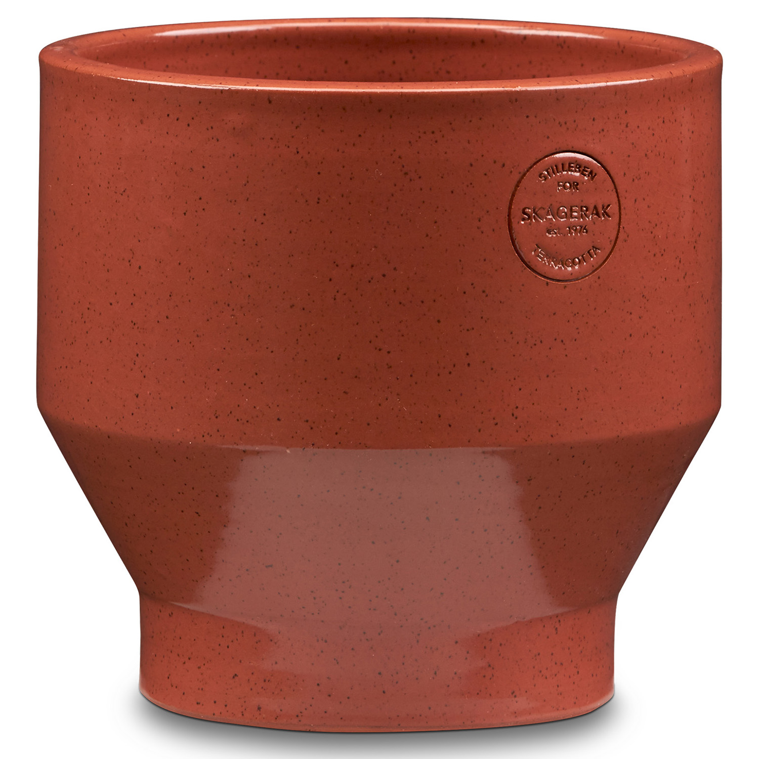 Skagerak Edge Pot 18 Röd cm Keramik