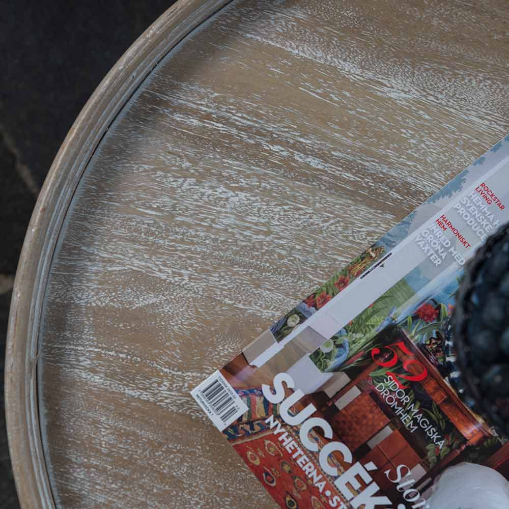 Leicester Sidobord Ø60 Cm 