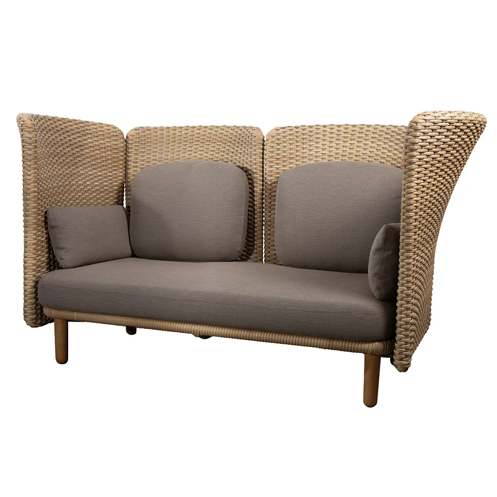 Arch 2-sits soffa m/höga arm-/ryggstöd 