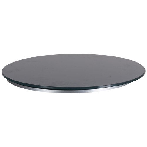 Elara snurrbricka 50 cm grå alu/glas 