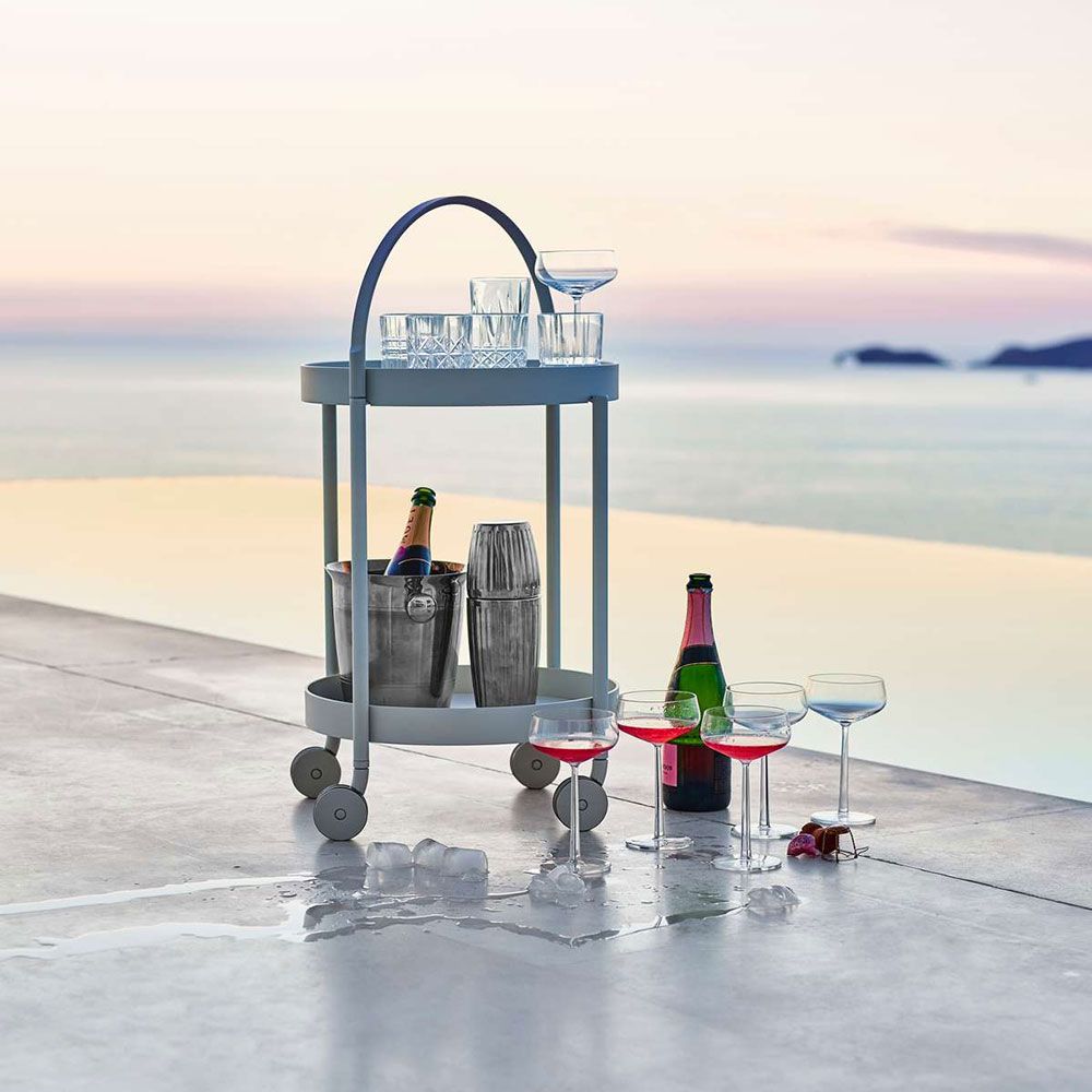 Roll Vagn / Sidobord Lava Grey