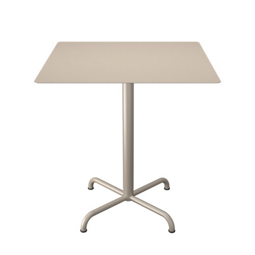 PICO Cafébord 70x70 cm, bas 4 ben Beige