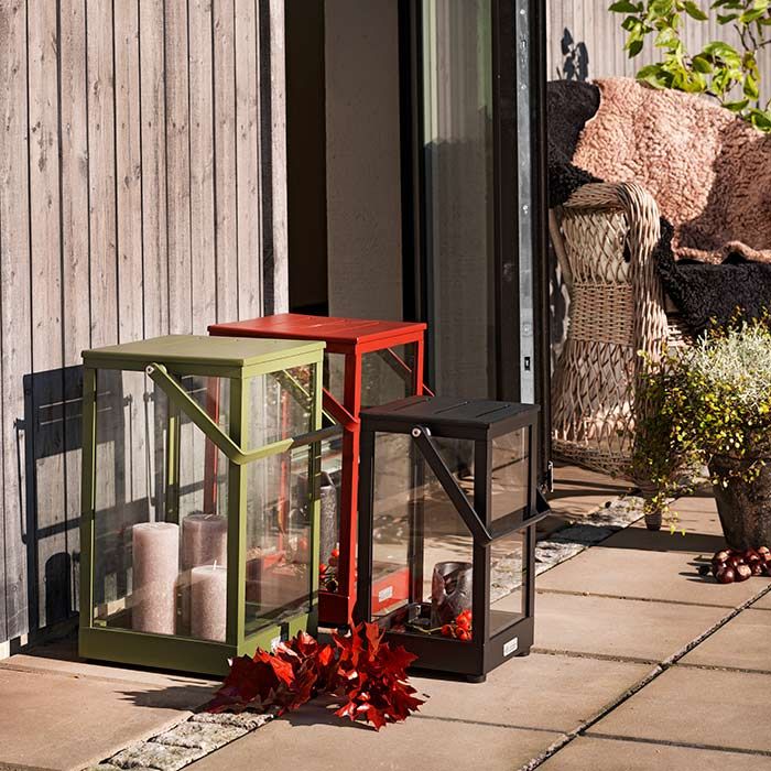 Belfort ljuslykta svart 